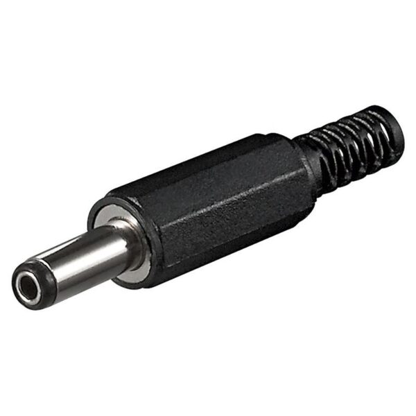 Conector Alimentacion DC Macho Aereo medidas 6,3x3,1x10mm