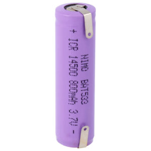 Bateria LITIO ICR14500 3,7V/800mAh Cto. Control Terminales Soldar