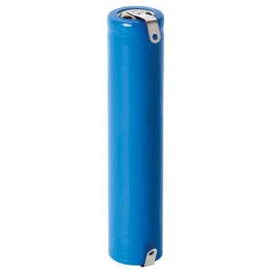 Batería LITIO ICR14650 3,7V/1100mAh sin cto. Control Terminales Soldar