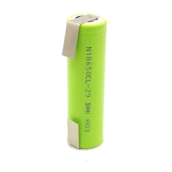 Batería LITIO ICR18650 3,7V/2400mAh Terminales Soldar