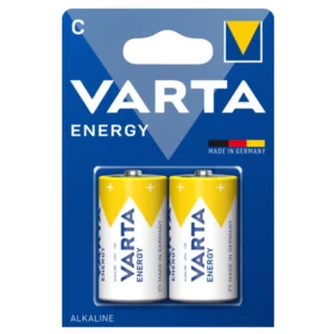 PILA C/LR14 Alcalina 1,5V VARTA ENERGY (Caja 10 Blister de 2 pilas)