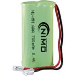 Batería NI-MH AAA/R3x2 2,4V/700mA Teléfono Inalambrico