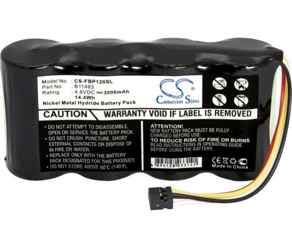Batería NI-MH D/R20x4 4,8V/3000mAh para FLUKE BP120 Scopemeter