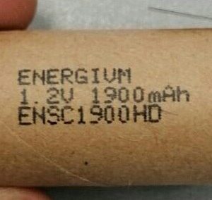 Batería NI-CD SC/R14 1,2V/1900mAh Terminales Soldar