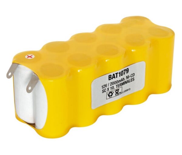 Batería NI-CD SCx10 12V/1900mAh Flasco Terminales Soldar