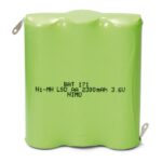 Batería NI-MH AA/R6x3 3,6V/2300mAh Terminales Soldar