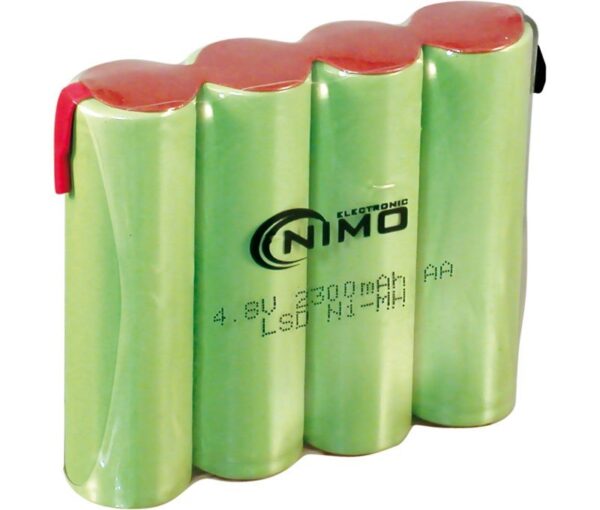 Batería NI-MH AA/R6x4 4,8V/2300mAh Terminales Soldar