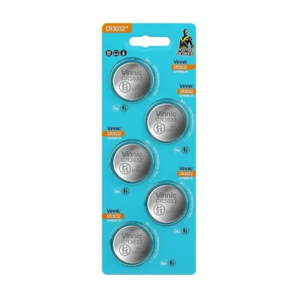 PILA LITIO CR3032 3V/500mAh VINI (Blister 5 pilas)