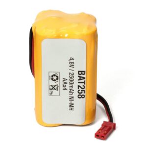 Batería NI-MH AA/R6x4 4,8V/2500mAh Terminales Cables