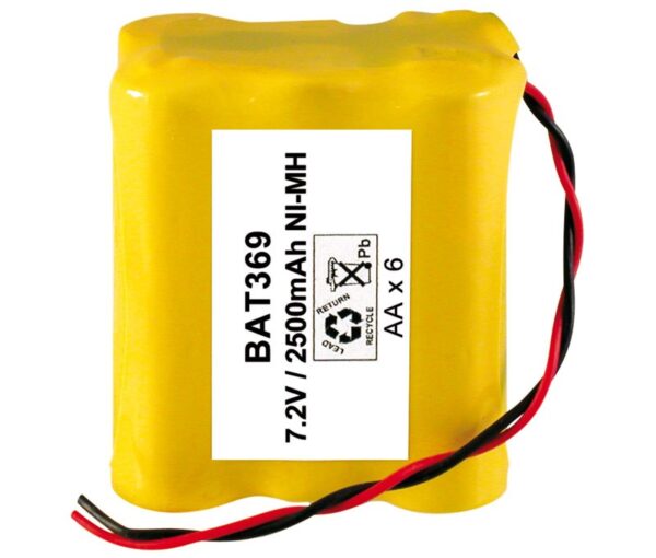 Batería NI-MH AA/R6x6 7,2V/2500mAh Terminales Cables cables