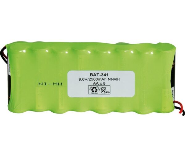 Batería NI-MH AA/R6x8 9,6V/2500mAh Terminales cables