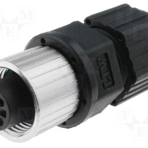 Conector M12 Hembra 4 pin recto Aereo AMPHENOL