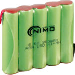 Batería NI-MH AAA/R3x56 6V/900mAh Terminales Soldar