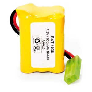 Batería NI-MH AAA/R6x6 7,2V/950mAh Terminales Cables conector