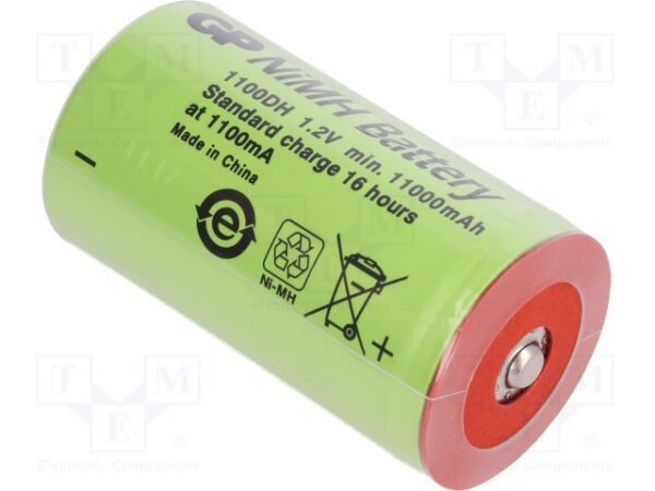 Batería NI-MH D/R20 1,2V/11000mAh Terminales TETÓN