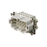 Conector Macho 10 contactos 2 filas HDC HE 10 MS