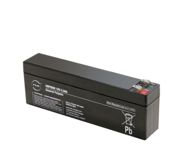 Bateria PLOMO AGM 12V/2,6Amp 178x60x35mm