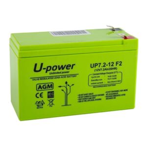 Bateria PLOMO AGM 12V/7,2A 151x65x95mm U-POWER