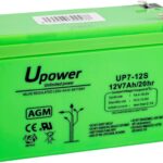 Bateria PLOMO AGM 12V/7A 151x65x93.5mm U-POWER