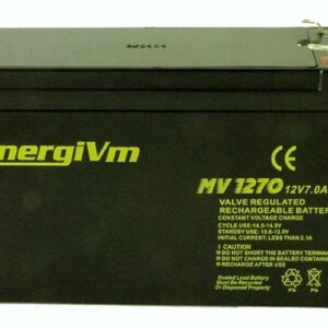 Bateria PLOMO AGM 12V/7Ah 151x65x101mm HQ ENERGIVM