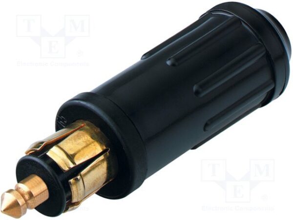 Conector Macho Mechero 12mm Coche borna tornillo 15A