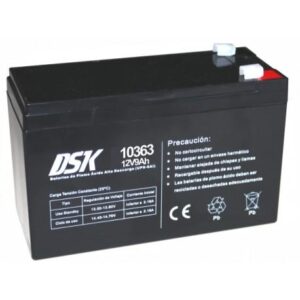 Bateria PLOMO AGM UPS/Sais 12V/9Ah 151x65x94mm F1 DSK