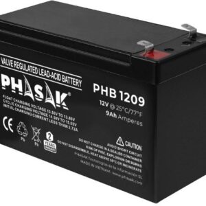 Bateria PLOMO AGM UPS/Sais 12V/9Ah 151x94x65mm PHASAK