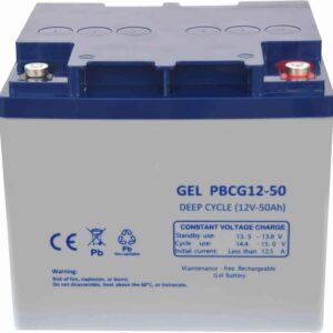 Bateria PLOMO GEL CICLICA 12V/50Ah 197x165x170mm Premiun
