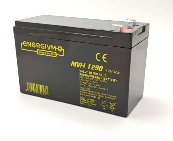 Bateria Plomo AGM UPS/Sais 12V/9Ah 151x65x95mm ENERGIVM