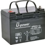 Batería Plomo GEL SOLAR 12V/33Ah 196x131x163mm U-POWER