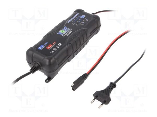 CARGADOR Batería PLOMO 12-24V/8Amh IP65 PA-12/24V-8A