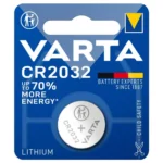 PILA LITIO CR2032 VARTA 3V/250mAh Blíster (Precio 10 Pilas)