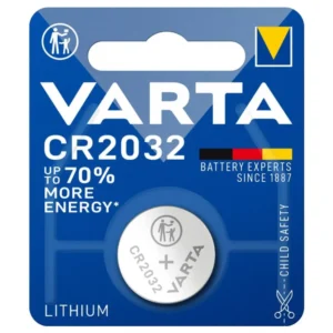 PILA LITIO CR2032 VARTA 3V/250mAh Blíster (Precio 10 Pilas)