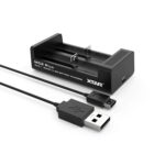 CARGADOR Batería LITIO 3,7Vdc 1000mAh USB con Microprocesador para 2 Baterías