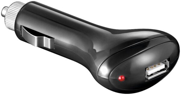 CARGADOR USB-A 5Vdc 1Ah Mechero Coche Entrada 12-24Vdc