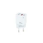 Cargador USB-C/PD USB-A/QC 20W BLANCO TOOQ