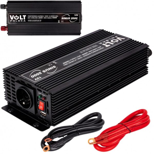 INVERSOR Tensión DC/AC Entrada 12Vdc 1000W ONDA PURA VOLT