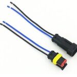 Conector Superseal Hembra-Macho 2 Vias con cables