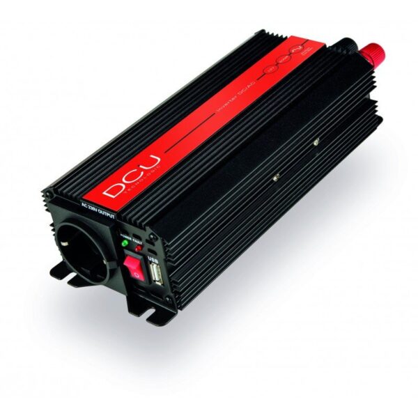 INVERSOR Tensión DC/AC Entrada 24Vdc  600W +USB Onda Modificada DCU