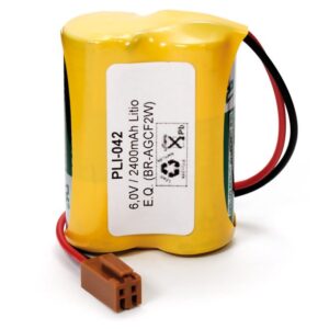 PILA LITIO CR17450x2 6V/2400mAh Cable y Conector BR-AGCF2W