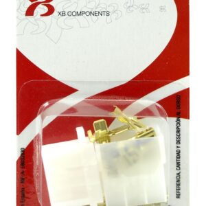 Blister 6 Conectores Macho-Hembra Faston 6,3mm Complet XB-514