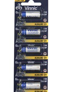 PILA 23AE Alcalina 12V VINNIC 0% HG (Blister 5 Unidades)