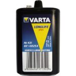PILA 4R25X Salina 6V/8500mAh VARTA Longlife Terminales Muelles
