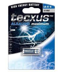 PILA A27/LR27A Alcalina 12V TECXUS Maximum (Blister 1 Unidad)