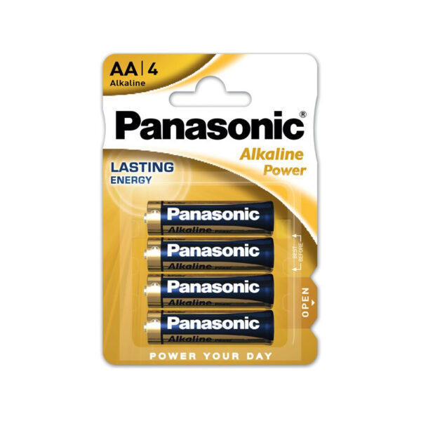 PILA AA/LR06 Alcalina 1,5V PANASONIC Power (Blister 4 Unidades)