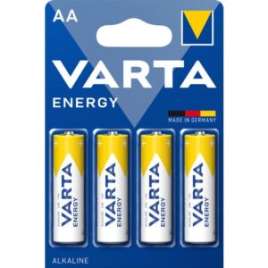PILA AA/LR06 Alcalina 1,5V VARTA ENERGY ( 20 blister de 4 pilas )