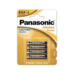 PILA AAA/LR03 Alcalina 1,5V PANASONIC Power (Blister 4 Unidades)