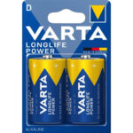 PILA D/LR20 Alcalina 1,5V VARTA LONGLIFE POWER (Blister 2 Unidades)