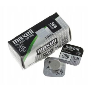 PILA 386 MAXELL Óxido Plata SR43SW 1,55V Relojes