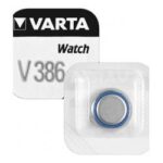 PILA V386 VARTA Óxido Plata SR43SW 1,55V Relojes